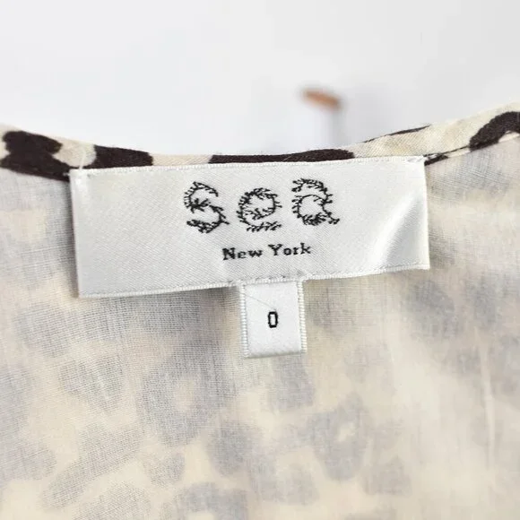 Sea New York Lottie Leopard Midi Dress - 0 - Picture 11 of 11